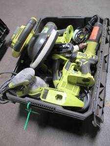 WHOLESALE MIXED BIN OF MICELLANOUS RYOBI TOOLS
