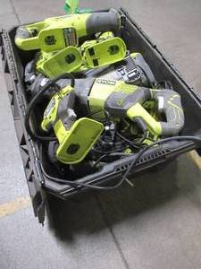 WHOLESALE MIXED BIN OF MICELLANOUS RYOBI TOOLS