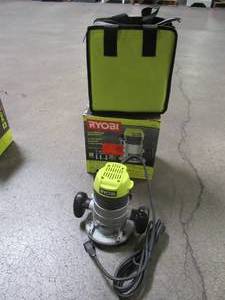 RYOBI 8.5 Amp 1-12 Peak HP Router, R1631K - Used.