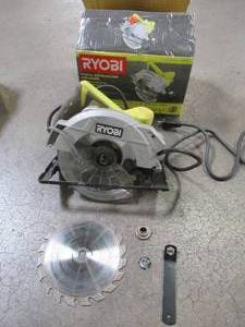 RYOBI 14-Amp 7-14 in. Circular Saw with Laser, CSB135L - Used.