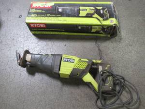 Ryobi 12 Amp Reciprocating Saw, RJ186V - Used.