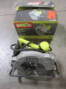 RYOBI 14-Amp 7-14 in. Circular Saw with Laser, CSB135L - Used.