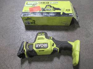 Ryobi ONE HP 18V Brushless Cordless Compact One-Handed Reciprocating Saw (Tool Only), PSBRS01B - Used.