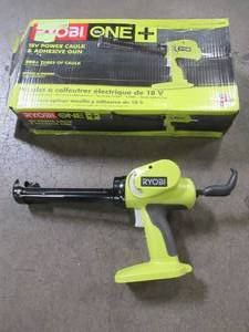 Ryobi 18-Volt ONE Power Caulk and Adhesive Gun (Tool Only), P310G - Slightly Used.