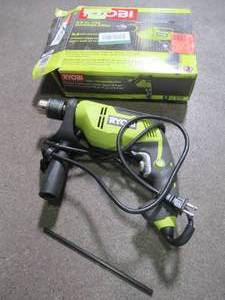 RYOBI 6.2 Amp 58 in. Variable Speed Reversible Hammer Drill, D620H - Used.