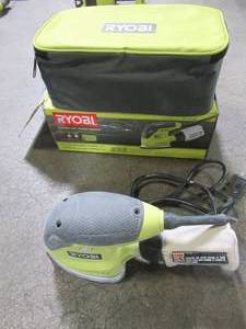 RYOBI 1.2 Amp Corner Cat Sander, CFS1503GK, Used.