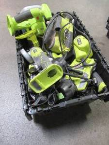 WHOLESALE MIXED BIN OF MICELLANOUS RYOBI TOOLS