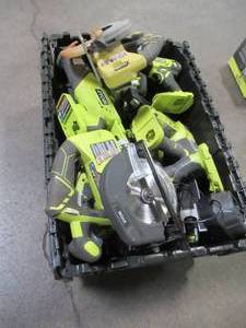 WHOLESALE MIXED BIN OF MICELLANOUS RYOBI TOOLS