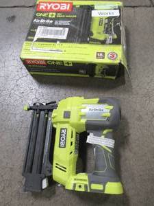 Ryobi 18-Volt ONE AirStrike 18-Gauge Cordless Brad Nailer (Tool-Only) - Slightly Used.