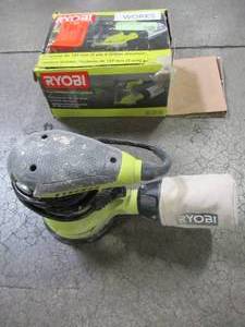 RYOBI 2.6 Amp 5 in. Random Orbital Sander, RS290G, - Used.