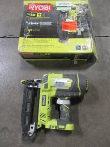Ryobi 18-Volt ONE AirStrike 16-Gauge Cordless Straight Nailer (Tool-Only) P325. Used.