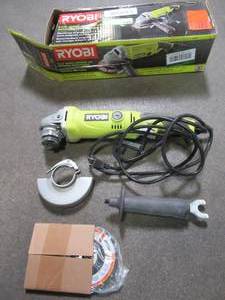 Ryobi 7.5 Amp 4.5 in. Corded Angle Grinder - Like New.