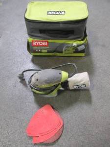RYOBI 1.2 Amp Corner Cat Sander, CFS1503GK, Used.