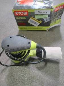 RYOBI 2.6 Amp 5 in. Random Orbital Sander, RS290G, - Used.