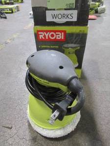 Ryobi 6 in. BufferPolisher, RB61G - Used - Terry Cloth Bonnet is Worn and Missing Tuffed Bonnet.