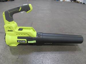 Ryobi 110 MPH 525 CFM 40-Volt Lithium-Ion Cordless Variable-Speed Jet Fan Leaf Blower (TOOL ONLY), RY40480VNM - Like New.
