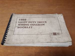 1988 Chevrolet  GMC Light Duty Truck Wiring Diagram Booklet