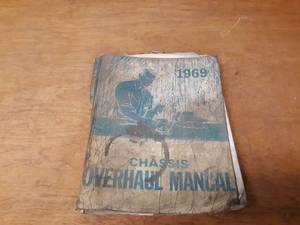 1969 Chevrolet Truck Chassis Overhaul Manual Series 10-60