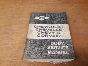 1965 Chevrolet Chevelle, Chevy II, Corvair Body Service Manual