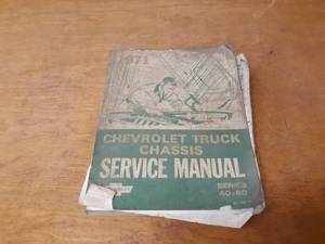 1971 Chevrolet Truck Chassis Service Manual Series 40-60