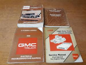 1988 GMC Light Duty Truck Manuals