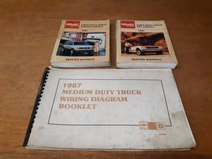 1987 GMC Medium Duty Wiring Manual, Safari Service Manual, GMC S&T Manual