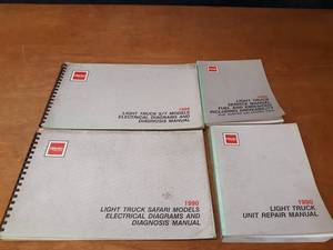 1990 GMC Light Duty Truck  Safari Service and Electrical Manuals