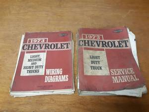 1973 Chevrolet Light Duty Truck Service Manual and Wiring Diagrams