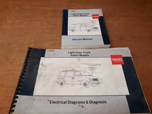 1989 GMC Safari Service and Electrical Manuals