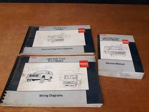 1989 GMC Light Duty RV, P, G Truck Service and Electrical Manuals