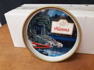 Vintage Hamms Red Canoe Beer Tray
