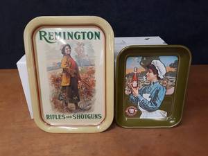 Remington Rifles & Shotguns Advertising Tray  Heinz Ketchup Tray
