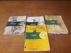 Lot of (4) John Deere Manuals