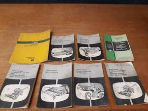 Lot of (8) John Deere Manuals