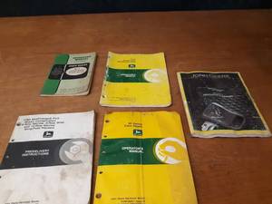 Lot of (5) John Deere Manuals