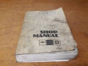 1984 Chevrolet Impala, Caprice, Classic, Monte Carlo, El Camino Shop Manual