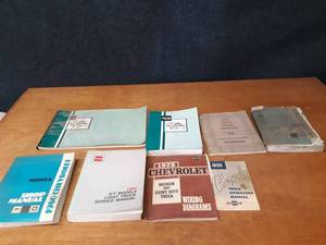 Lot of Assorted Car & Truck Manuals 1956 to 1991