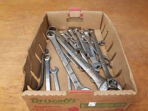 Box of Assorted Wrenches - Up to 1-14