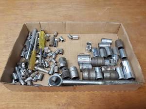 Lot of 14 & 12 Drive Sockets