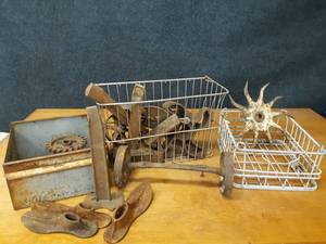 Lot of Vintage Iron Pieces and More