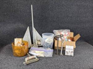 Lot of Fishing Equipment, Tackle, and Accessories