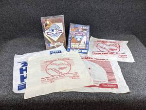 Lot of (2) MLB Schedules from 2004 and 2005 and (5) Homer Hankies