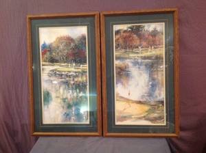 lot 316 image: Golf Themed Artwork