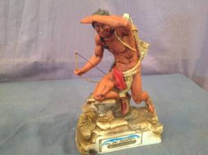 lot 375 image: Ski Country Look Out Indian 1977 Decanter