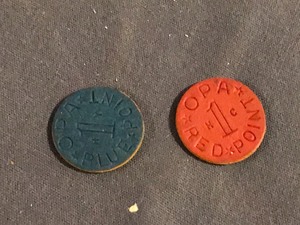 lot 400 image: Civil War Era Tokens