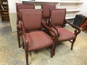 lot 414 image: Chairs with Armrests
