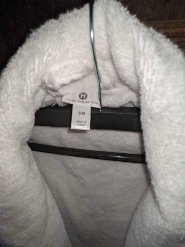 Hotel Collection Quilted Cotton Bathrobe, White, SM