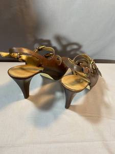 Marc Fischer Strappy Buckled Heels Size 9