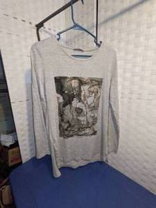 Zara Collection Womens Graphic LS Top SIze S