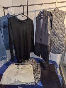 Banana Republic, CAbi, Van Heusen & More Skirts, Pants, Vests, Jean Jacket Sz XXS & XS